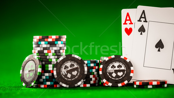 chips and two aces Stock photo © cookelma