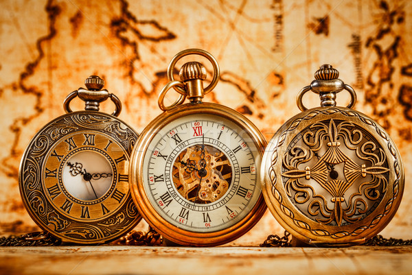 Vintage pocket watch Stock photo © cookelma