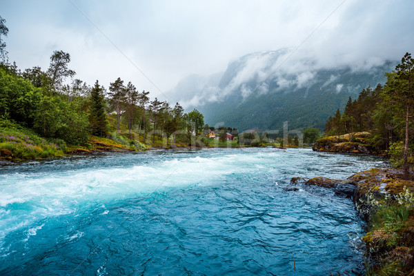 lovatnet lake Beautiful Nature Norway. Stock photo © cookelma