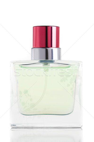 Parfüm Flasche Glas weiß Frauen Mode Stock foto © cookelma