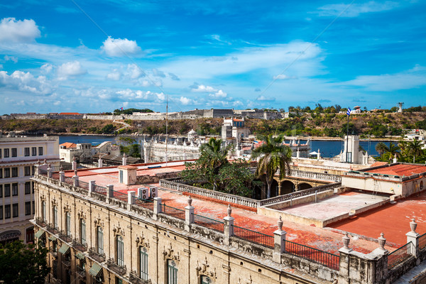 Stok fotoğraf: Eski · Havana · atış · şehir · Küba · manzara
