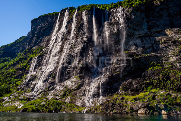Waterfall Seven Sisters. Stock photo © cookelma