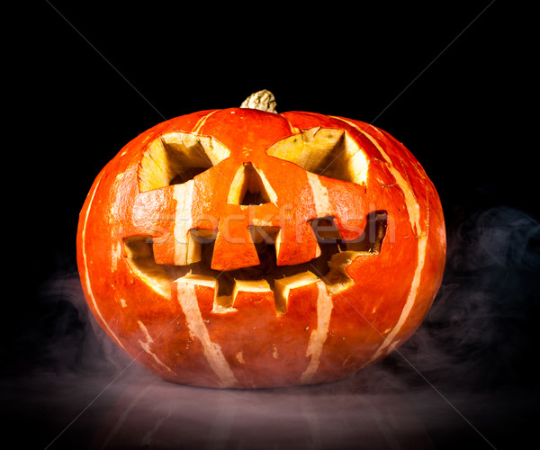 Halloween - old jack-o-lantern Stock photo © cookelma