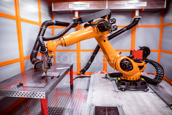 繊維 レーザー ロボットの リモート プラズマ ストックフォト © cookelma