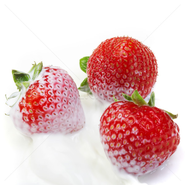 Strawberry Stock photo © cookelma