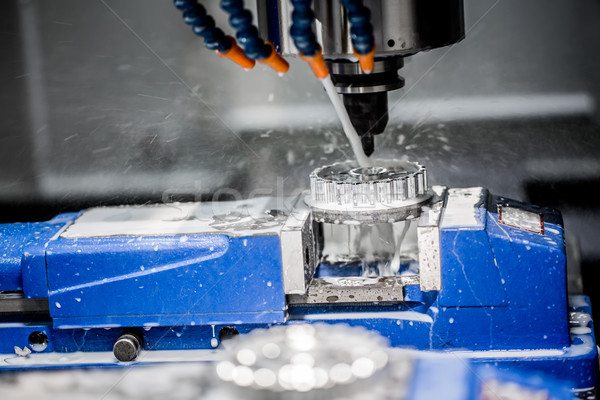 Metalworking CNC milling machine. Stock photo © cookelma