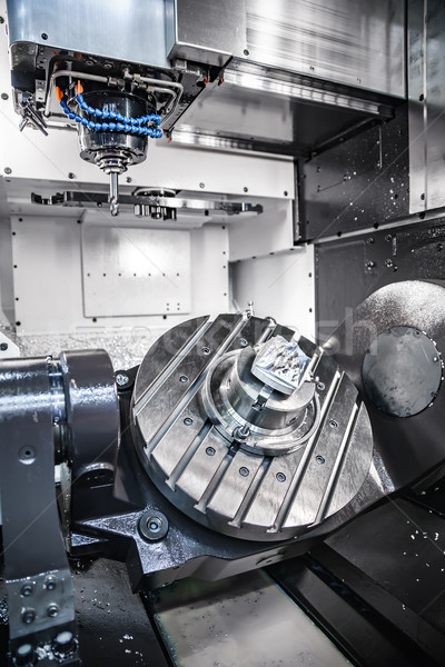 Metalworking CNC milling machine. Stock photo © cookelma