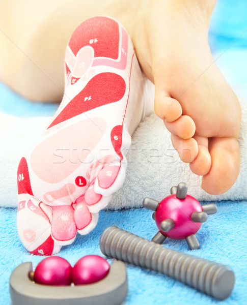 Massage of feet Stock photo © cookelma