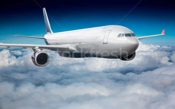 Passenger Airliner in the sky Stock photo © cookelma
