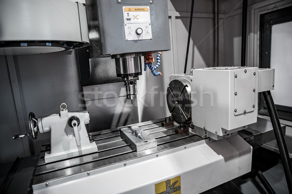 Metalworking CNC milling machine. Stock photo © cookelma