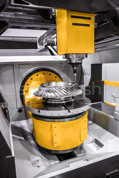 Metalworking CNC milling machine. Stock photo © cookelma