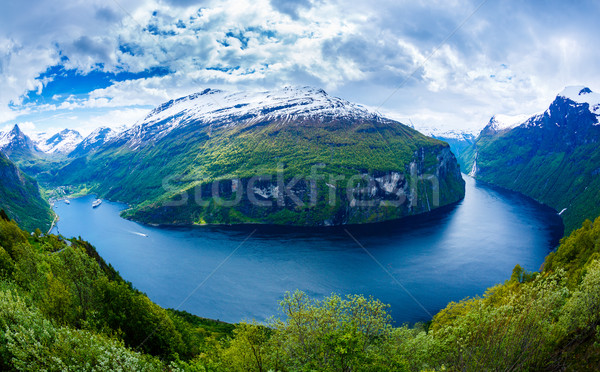 Geiranger fjord, Norway. Stock photo © cookelma
