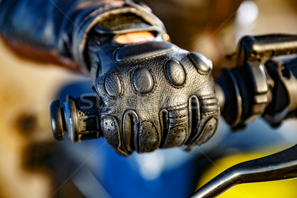 Motorcycle Racing Gloves Stock photo © cookelma