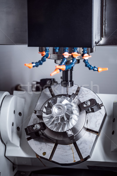 Metalworking CNC milling machine. Stock photo © cookelma