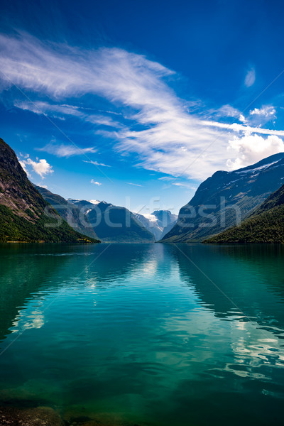 Foto d'archivio: Lago · bella · natura · Norvegia · naturale · panorama