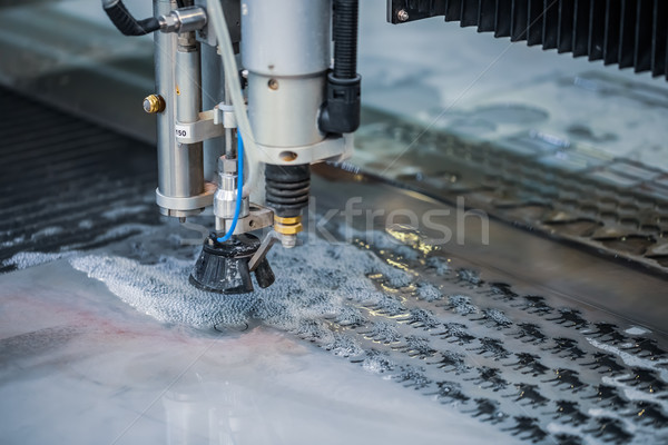 CNC water jet cutting machine Stock photo © cookelma