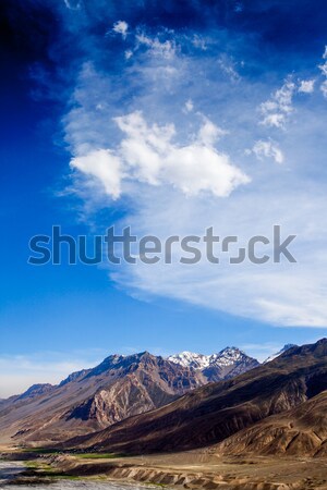 [[stock_photo]]: Vallée · ciel · beauté · montagne · été · vert