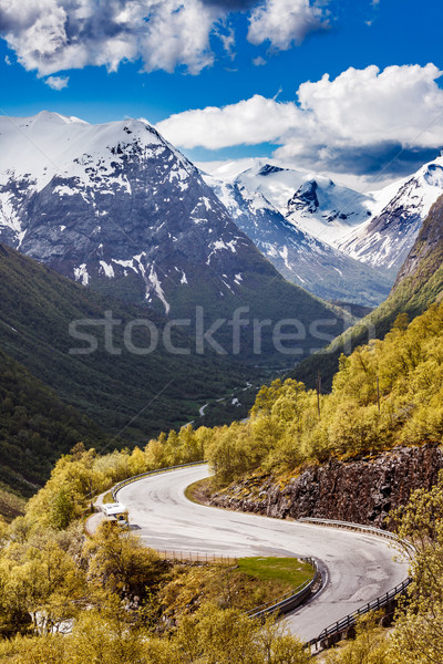 Road in Norway Stock photo © cookelma