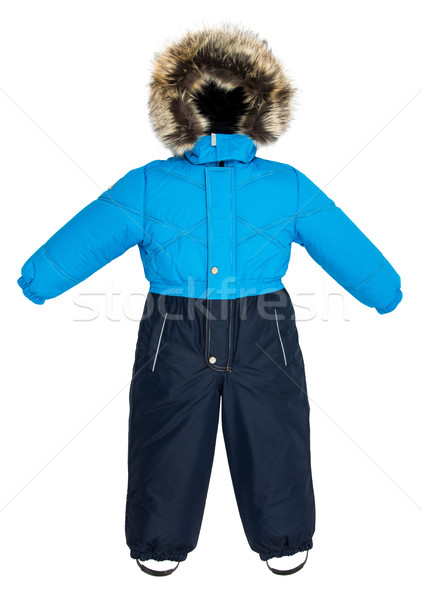 Stock photo: Childrens snowsuit fall