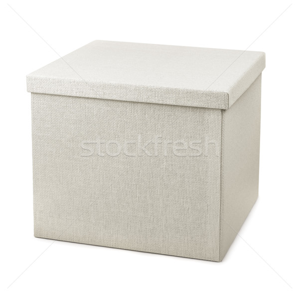 商业照片: 存储    框            孤立    白    纸 / closed