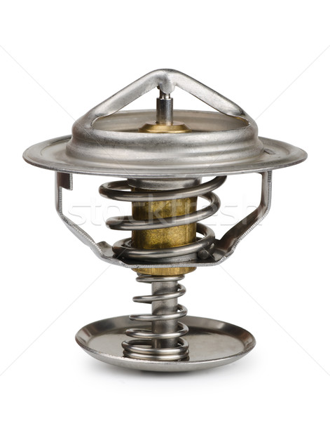 Thermostat nouvelle voiture isolé blanche voiture technologie Photo stock © coprid