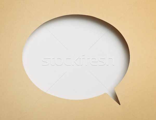 Speech bubble Stock photo © coprid