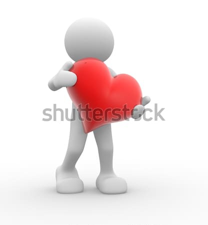 Red heart Stock photo © coramax