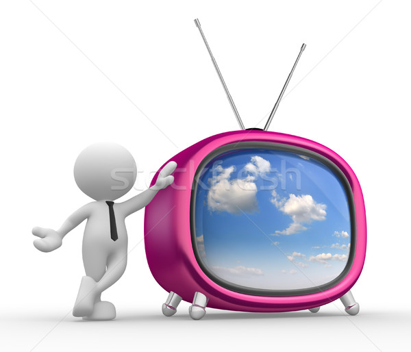 Old tv Stock photo © coramax