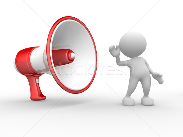Megaphone Stock photo © coramax
