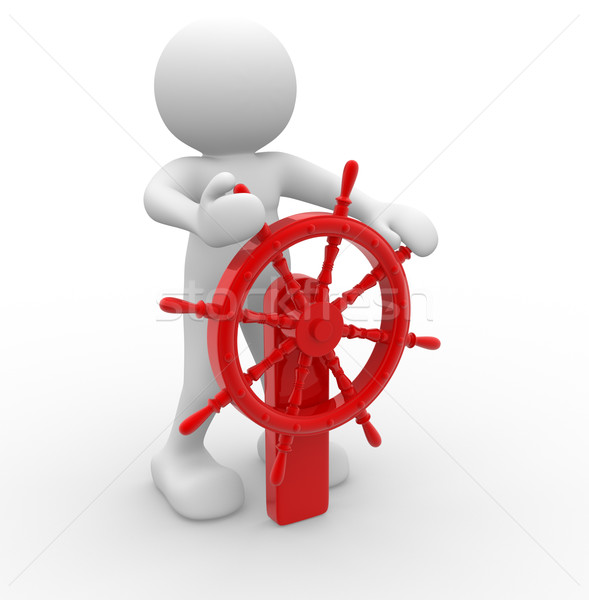 Helmsman  Stock photo © coramax