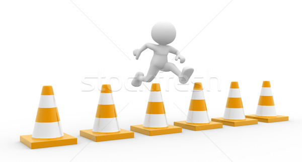 Traffic cones Stock photo © coramax