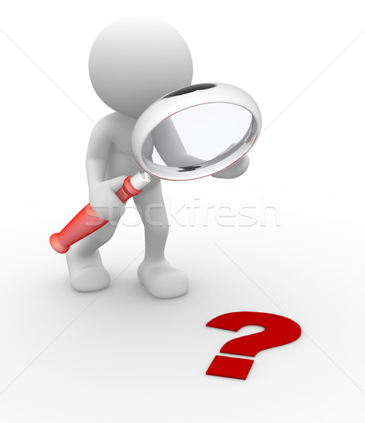 Magnifying glass Stock photo © coramax