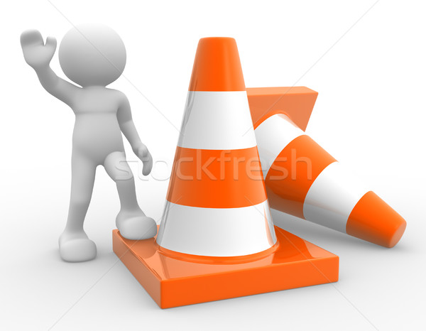 Traffic cones Stock photo © coramax