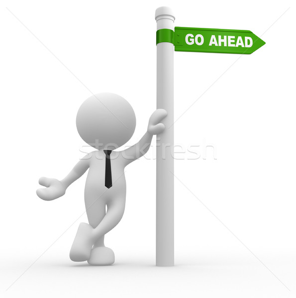 Go ahead Stock photo © coramax