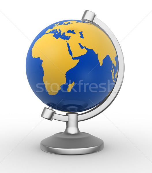 Tierra mundo 3D África Europa 3d Foto stock © coramax