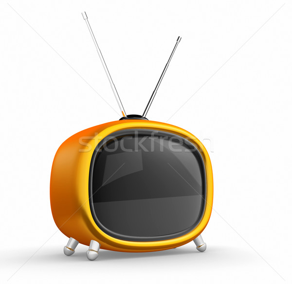 Stock photo: Old television. Retro the TV. 3d render
