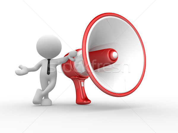 Megaphone Stock photo © coramax