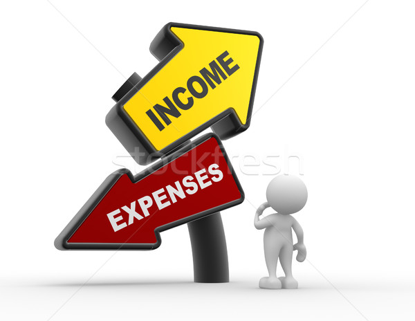 Income or expenses Stock photo © coramax