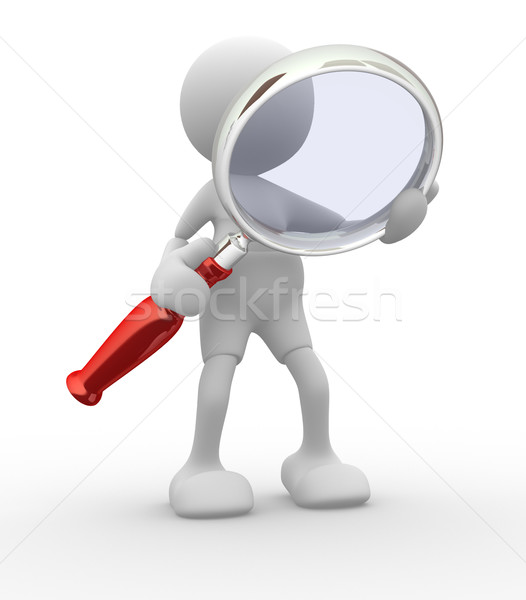 Magnifying glass Stock photo © coramax