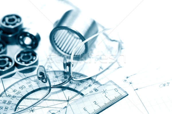 Ballbearings On Draft Stock photo © cosma