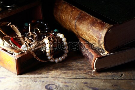 Jewelry On Wood Stock photo © cosma