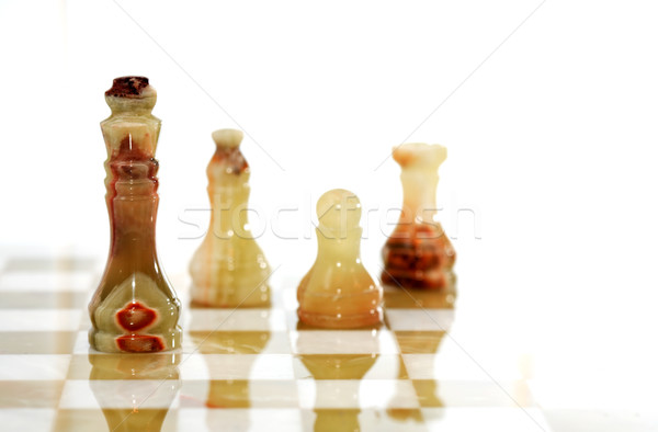 Chess Pieces On Board Stock photo © cosma
