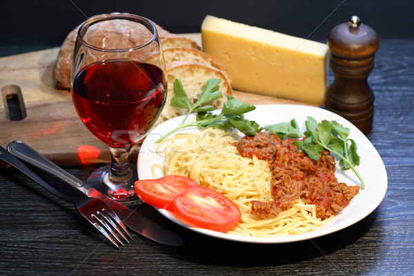 Italian Pasta Bolognese Stock photo © cosma