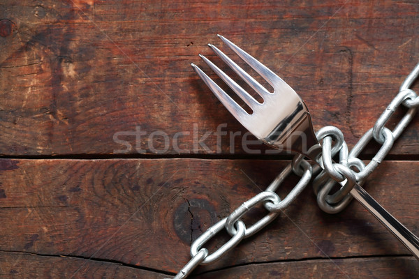 Fork And Chain Stock photo © cosma