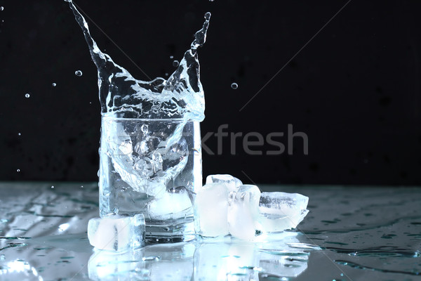 Water With Ice Stock photo © cosma