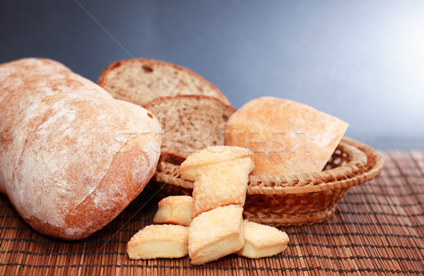 Bread On Dark Stock photo © cosma