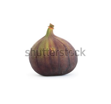 Stock photo: Fig On White