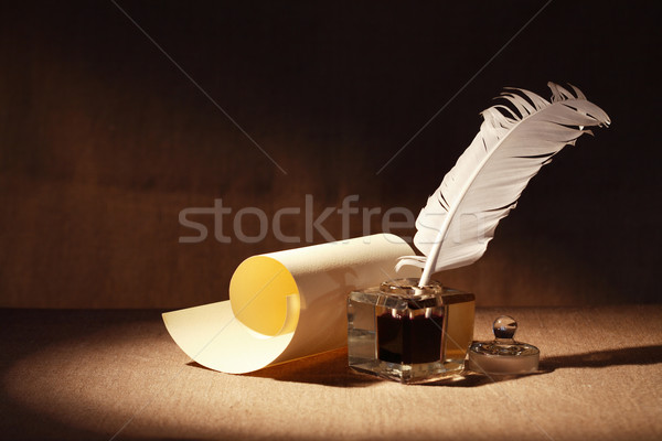 Quill And Scroll Stock photo © cosma