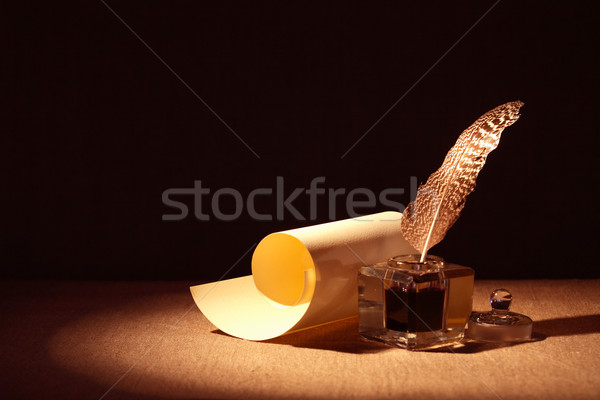 Quill And Scroll Stock photo © cosma