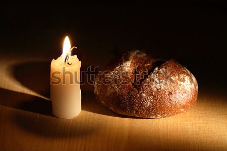Bread And Candle Stock photo © cosma